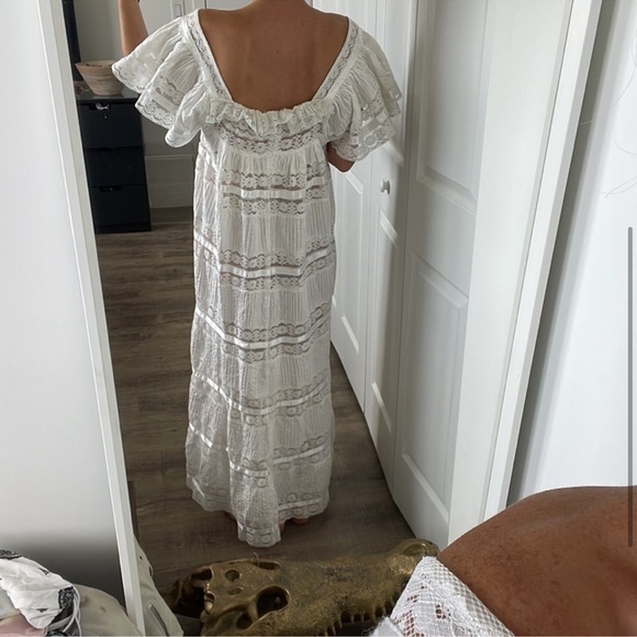 maxi dress white - Picture 3 of 5